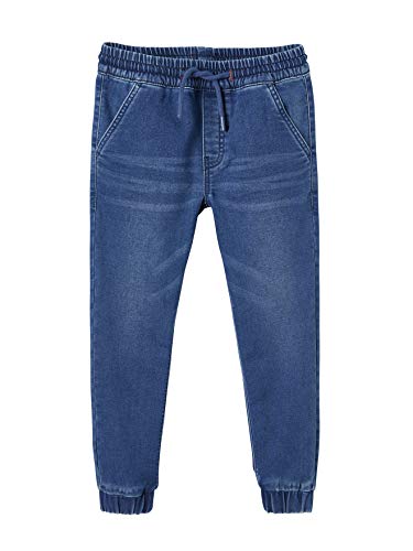 VERTBAUDET Jogginghose aus Molleton Effet Denim, leicht einzunähen, Blau (AZUL OSCURO LAVADO), 5 Jahre von Vertbaudet