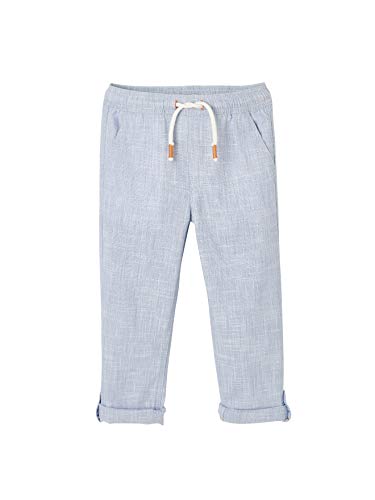 Vertbaudet Jungen 3/4-Hose, Beinlänge verstellbar hellblau 98/104 von Vertbaudet