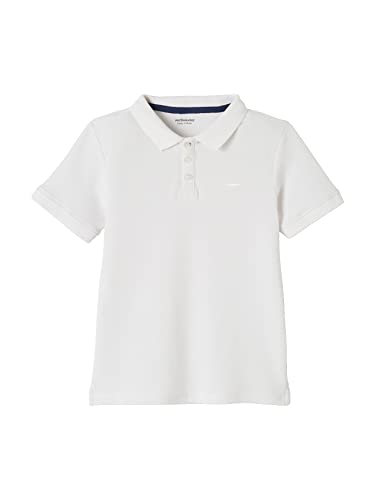 VERTBAUDET Poloshirt, kurzärmelig, Stickerei auf der Brust, Jungen, Oeko-Tex®, weiß, 3 Jahre von Vertbaudet