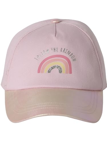 Vertbaudet Mädchen Cap mit Regenbogen Hellrosa 128/140 von Vertbaudet