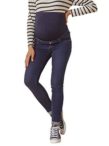 VERTBAUDET Schwangerschafts-Skinny Jeans mit nahtlosem Bund, Brut Cf Swatch, 38 von Vertbaudet