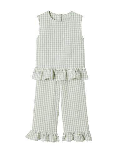 VERTBAUDET Set aus Bluse und Hose, 7/8. Mädchen, Salbeigrün, 8 Jahre VERTBAUDET Set aus Bluse und Hose, 7/8. Mädchen, Salbeigrün, 8 Jahre von Vertbaudet