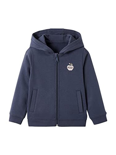 Vertbaudet Mädchen Kapuzensweatjacke, Sport Basic blau 92/98 von Vertbaudet