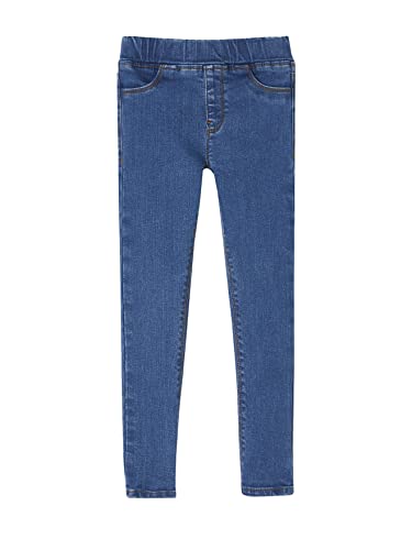 VERTBAUDET Tregging Basics Mädchen Jeans Double Stone 5A, blau, 5 Jahre von Vertbaudet