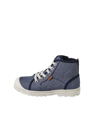 VERTBAUDET Turnschuhe, Segeltuch, für Kinder, gekerbte Sohle, Jeans-Blau, 35 EU von Vertbaudet