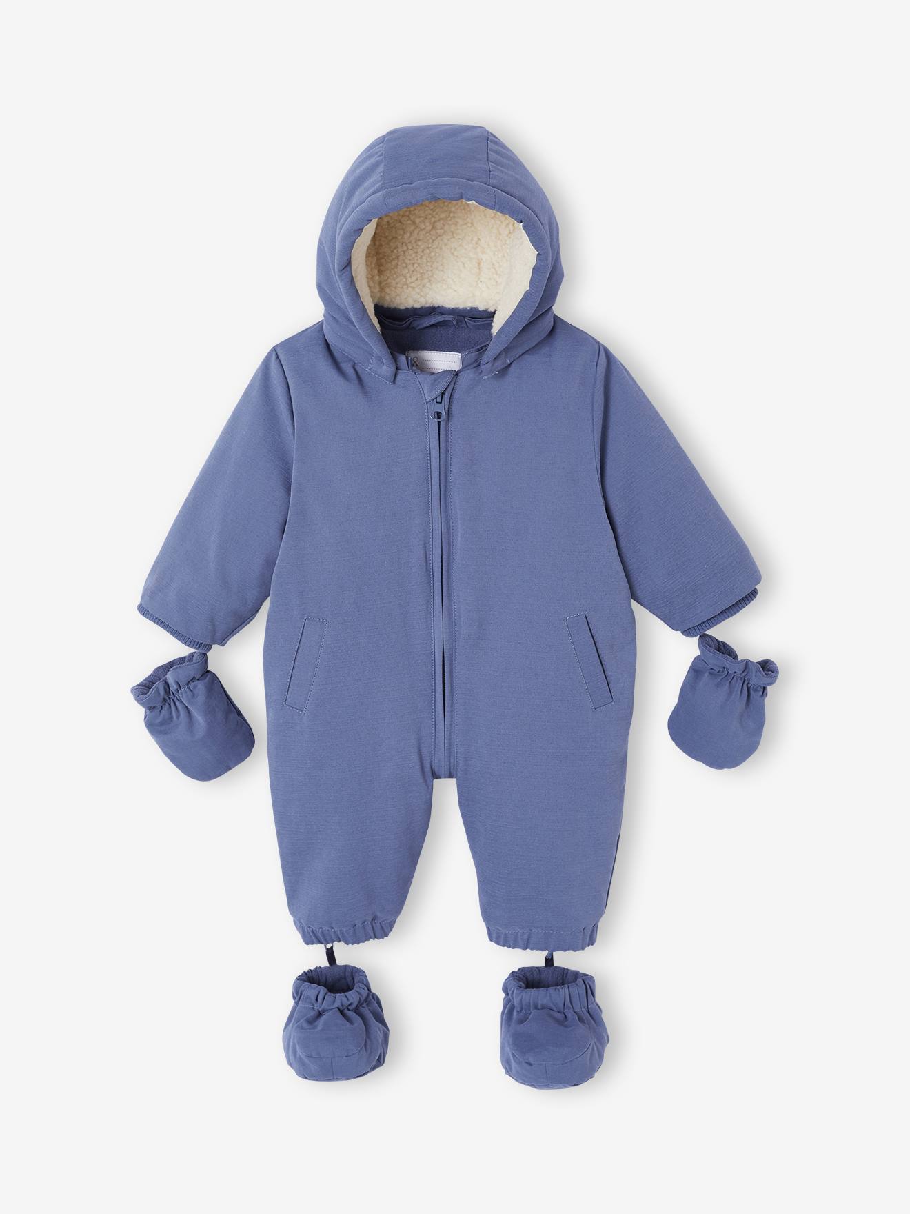 Variabler Baby Overall für Herbst und Winter mit Recycling-Material von Vertbaudet