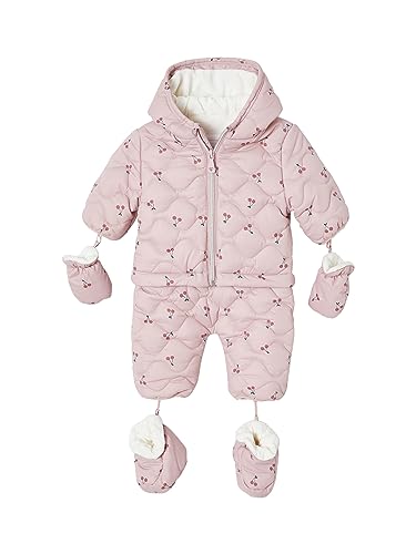 Vertbaudet 2-in-1 Baby Winter-Overall, Wattierung Recycling-Polyester Malve 86 von Vertbaudet