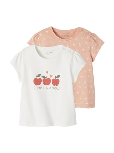 Vertbaudet 2er-Pack Baby T-Shirts rosa 92/98 von Vertbaudet