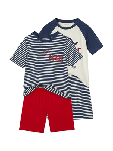 Vertbaudet 2er-Pack Jungen Sommer-Schlafanzüge Pirat mit Recycling-Baumwolle Aquamarine 116 Vertbaudet 2er-Pack Jungen Sommer-Schlafanzüge Pirat mit Recycling-Baumwolle Aquamarine 116 von Vertbaudet