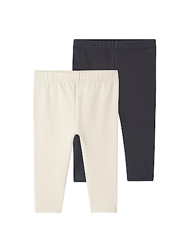 Vertbaudet 2er-Pack Mädchen Baby Leggings Oeko-Tex wollweiß 80 von Vertbaudet