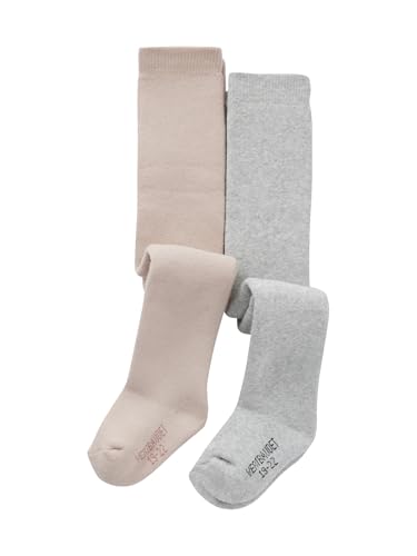 Vertbaudet 2er-Pack Mädchen Baby Thermo-Strumpfhosen grau meliert 23/26 von Vertbaudet