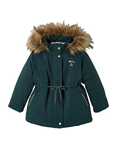 Vertbaudet Mädchen 3-in-1-Winterjacke mit Recycling-Polyester dunkelgrün 122 von Vertbaudet