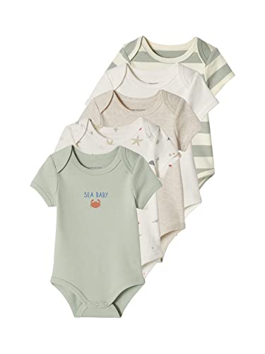 Vertbaudet 3er-Pack Baby Schlupfbodys aqua 92/98 von Vertbaudet