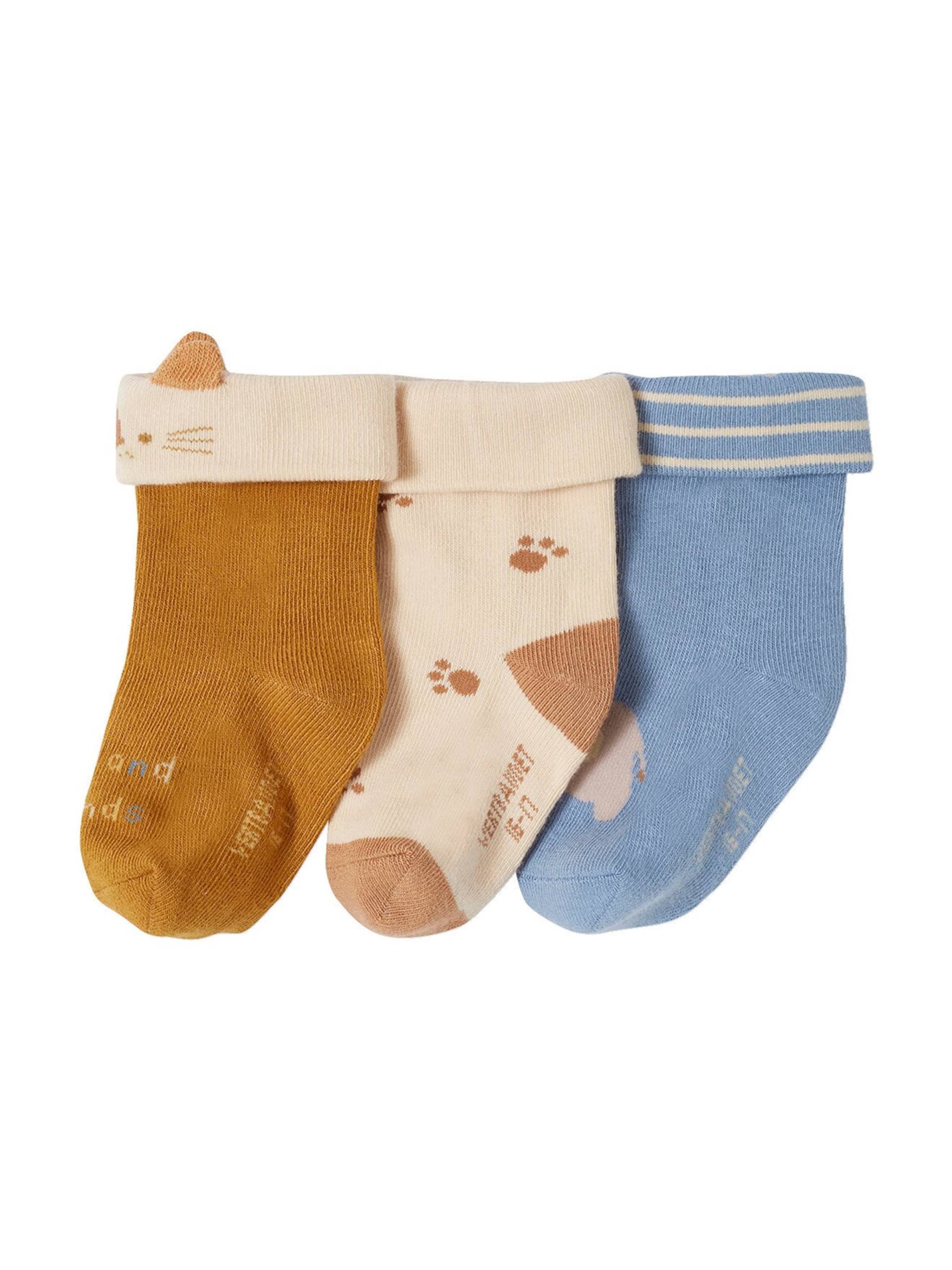 Vertbaudet 3er-Pack Baby Socken mit Tieren Oeko-Tex von Vertbaudet