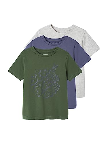 Vertbaudet 3er-Pack Jungen T-Shirts Oeko-Tex grün 116 von Vertbaudet