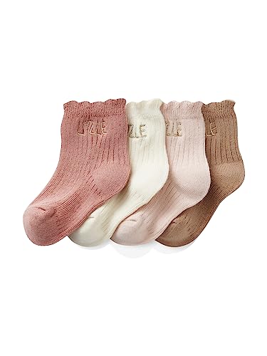 Vertbaudet 4er-Pack Baby Socken Oeko-Tex altrosa 23/26 von Vertbaudet