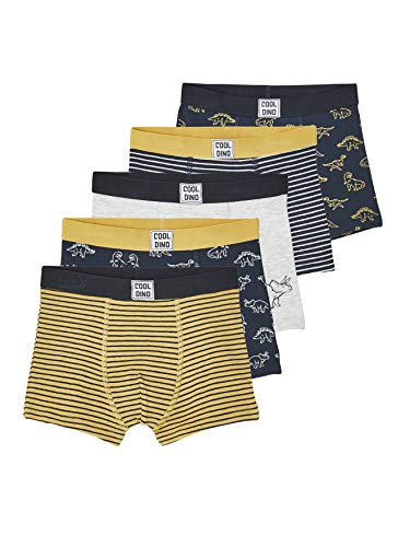 Vertbaudet 5er-Pack Jungen Boxershorts, Dinos farblich Sortiert 128 von Vertbaudet