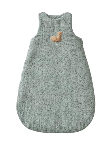 Vertbaudet Ärmelloser Baby Schlafsack Magic Forest Oeko-Tex grün Bedruckt 104CM von Vertbaudet