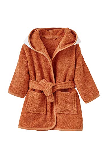 Vertbaudet Baby-Bademantel Fuchs Öko-Tex®, Orange, 12 Monate von Vertbaudet