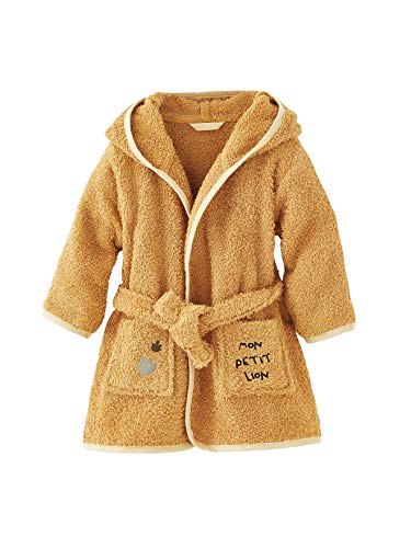 Vertbaudet Baby Bademantel LÖWE senfgelb 92/98 von Vertbaudet
