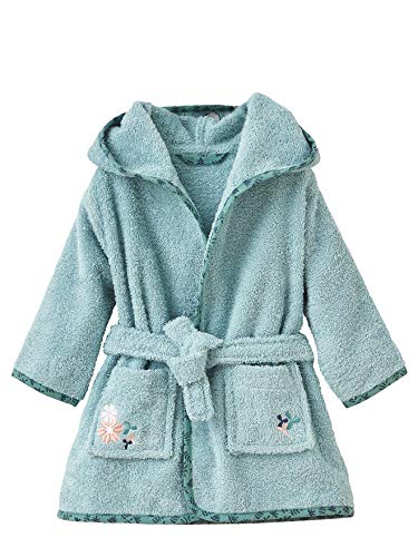 Vertbaudet Baby Bademantel MÄRCHENWALD, Reh-Kostüm grün 74 von Vertbaudet