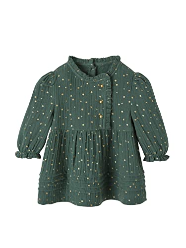 Vertbaudet Baby Kleid mit Sternen dunkelgrün Bedruckt 92/98 von Vertbaudet
