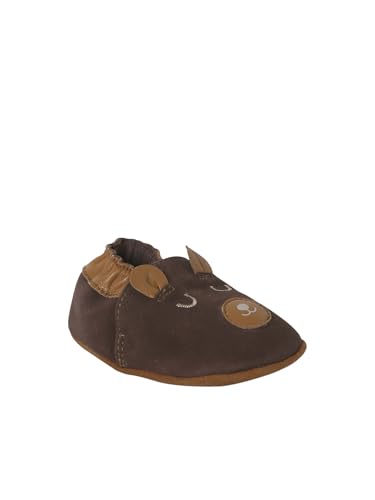 Vertbaudet Baby Krabbelschuhe mit Gummizug Set braun 54/67 von Vertbaudet