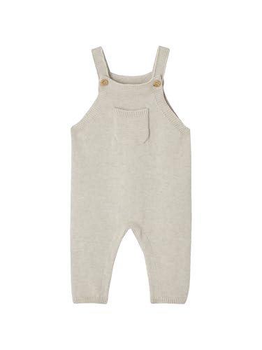 Vertbaudet Baby Latzhose aus Strick Oeko-Tex beige meliert 71 von Vertbaudet