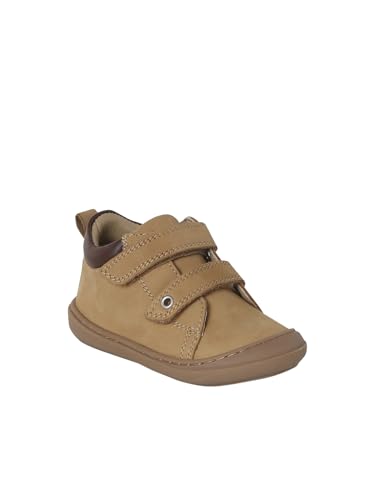 Vertbaudet Baby Lauflernschuhe mit Klett aus weichem Leder Sandfarben 22 von Vertbaudet