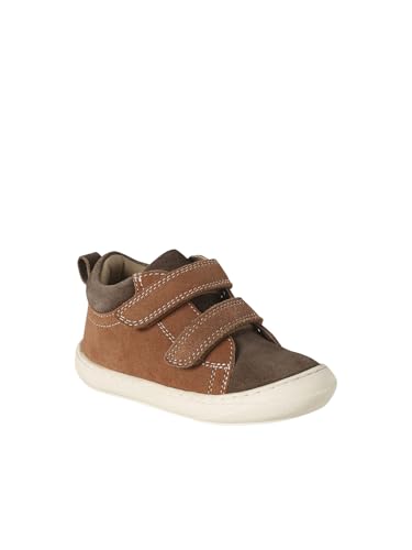 Vertbaudet Baby Lauflernschuhe mit Klett aus weichem Leder braun 22 von Vertbaudet