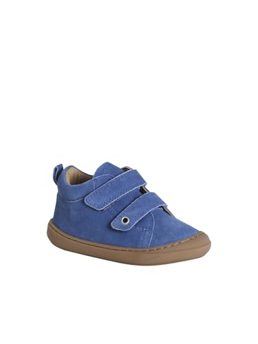 Vertbaudet Baby Lauflernschuhe mit Klett aus weichem Leder elektrisch blau 23 von Vertbaudet