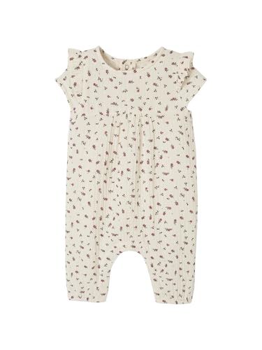 Vertbaudet Baby Overall aus Musselin wollweiß 56 von Vertbaudet