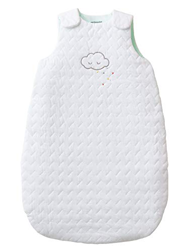 VERTBAUDET Baby Schlafsack für Neugeborene & Frühchen, Bio-Baumwolle weiß 48 von Vertbaudet