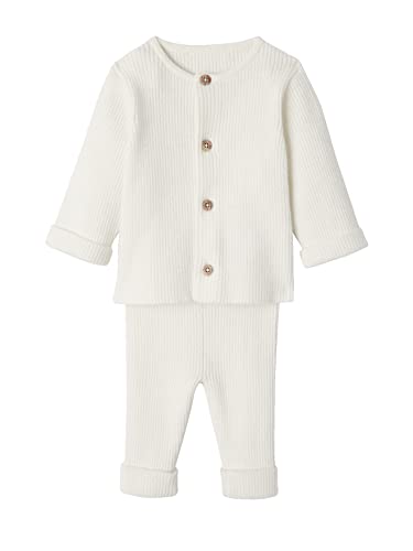 Vertbaudet Baby-Set: Jäckchen & Hose, Strick weiß 56 von Vertbaudet