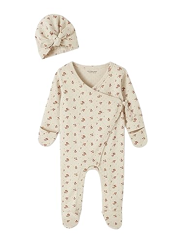 Vertbaudet Baby-Set: Overall & Mütze Oeko-Tex perlgrau 44 von Vertbaudet