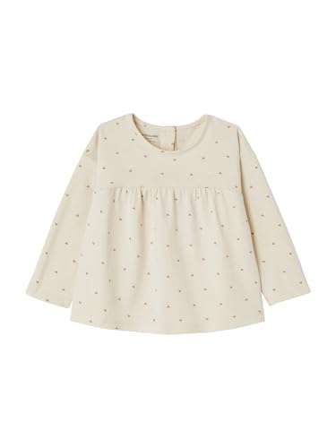 Vertbaudet Baby Shirt mit Print aus Bio-Baumwolle vanille 80 von Vertbaudet