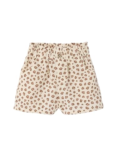 Vertbaudet Baby Shorts aus Musselin mit Leo-Print vanille 68 von Vertbaudet