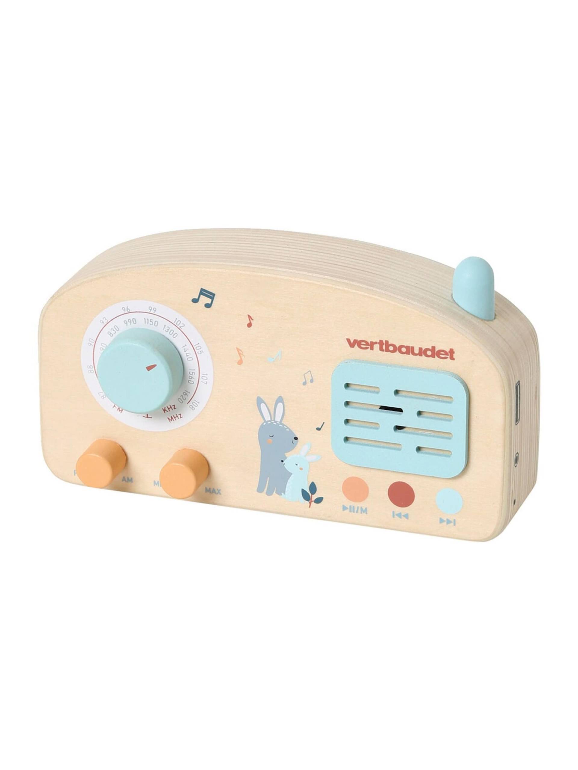 Vertbaudet Baby Spielzeug-Radio WALDFREUNDE, Holz-FSC® von Vertbaudet