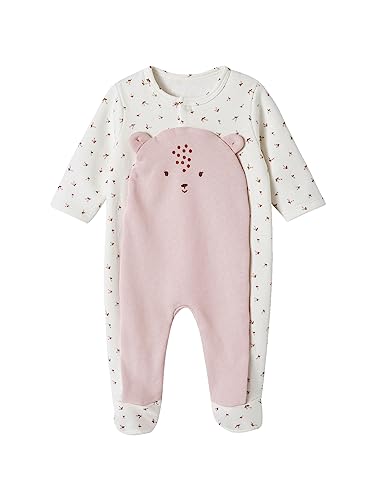 Vertbaudet Baby Strampler mit großer Windelöffnung pudrig rosa 86 von Vertbaudet