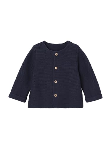 Vertbaudet Baby Strickjacke aus Baumwolle Basic Marine 50 von Vertbaudet