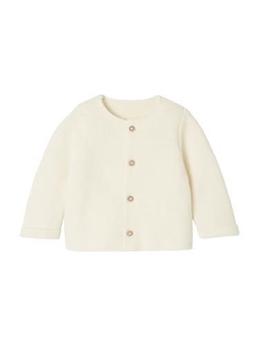 Vertbaudet Baby Strickjacke aus Baumwolle Basic wollweiß 50 von Vertbaudet