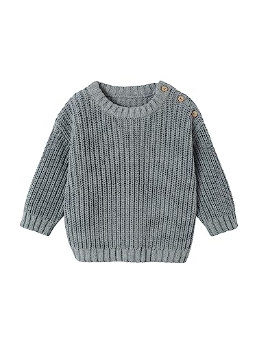 Vertbaudet Baby Strickpullover Oeko-Tex salbeigrün 74 von Vertbaudet
