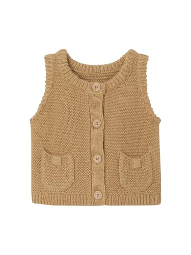 Vertbaudet Baby Strickweste Ocker 86 von Vertbaudet