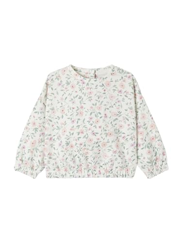 Vertbaudet Baby Sweatshirt mit Blumen Oeko-Tex wollweiß 80 von Vertbaudet