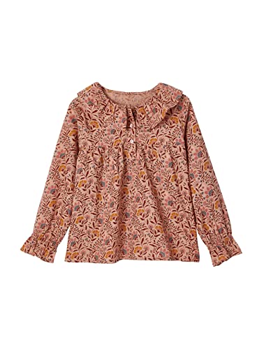 VERTBAUDET Bedruckte Bluse für Mädchen mit Blumenmotiv, Rosa, 12 Jahre von Vertbaudet