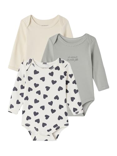 Vertbaudet Bio-Kollektion: 3er-Pack Baby Schlupfbodys salbeigrün 80 von Vertbaudet