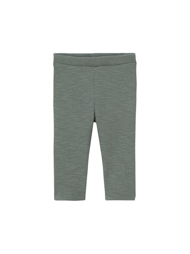 Vertbaudet Bio-Kollektion: Baby Leggings aus Rippjersey Basic grün 74 von Vertbaudet