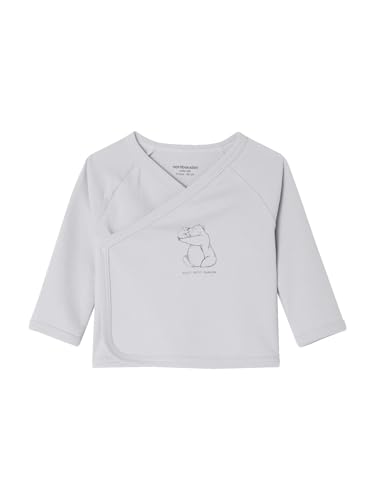 Vertbaudet Bio-Kollektion: Baby Wickeljacke für Neugeborene Basic hellblau 56 von Vertbaudet