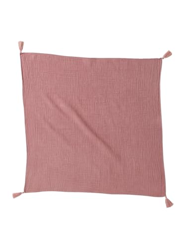 Vertbaudet Bio-Kollektion: Mädchen Halstuch mit Pompons blush one size von Vertbaudet