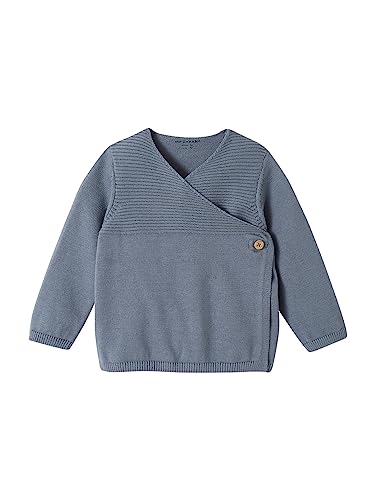 Vertbaudet Bio-Kollektion: Strickjacke für Neugeborene Oeko-Tex Jeansblau 44 von Vertbaudet